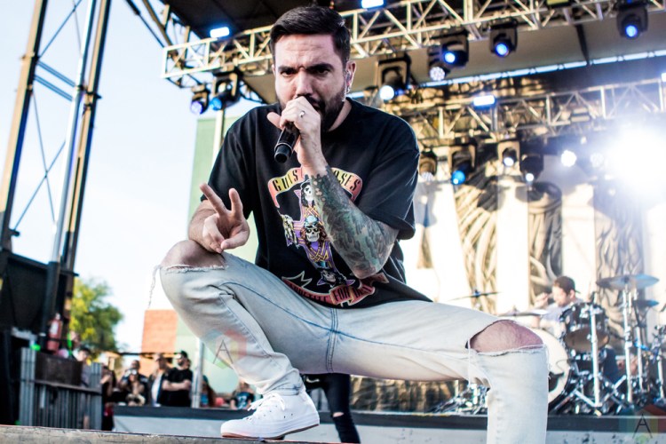 A Day To Remember performs at the Kino Veterans Memorial Stadium in Tucson, AZ on March 26, 2017 during KFMA Day. (Photo: Meghan Lee/Aesthetic Magazine)