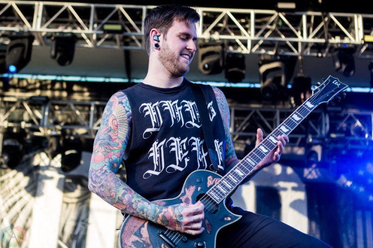 A Day To Remember performs at the Kino Veterans Memorial Stadium in Tucson, AZ on March 26, 2017 during KFMA Day. (Photo: Meghan Lee/Aesthetic Magazine)