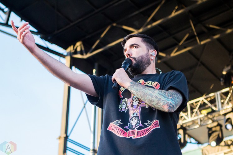 A Day To Remember performs at the Kino Veterans Memorial Stadium in Tucson, AZ on March 26, 2017 during KFMA Day. (Photo: Meghan Lee/Aesthetic Magazine)