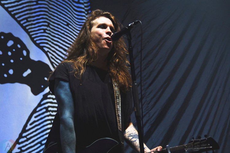 Against Me performs at FirstOntario Centre in Hamilton on March 20, 2017. (Photo: Adam Harrison/Aesthetic Magazine)