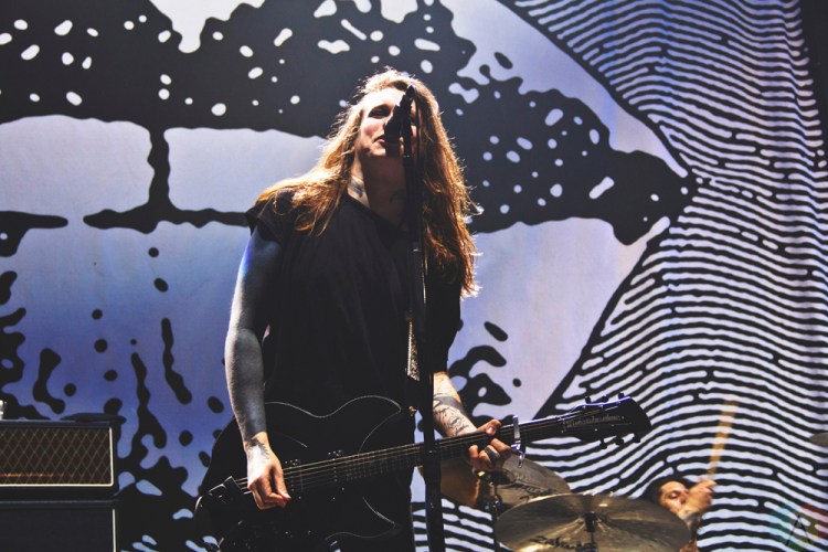 Against Me performs at FirstOntario Centre in Hamilton on March 20, 2017. (Photo: Adam Harrison/Aesthetic Magazine)