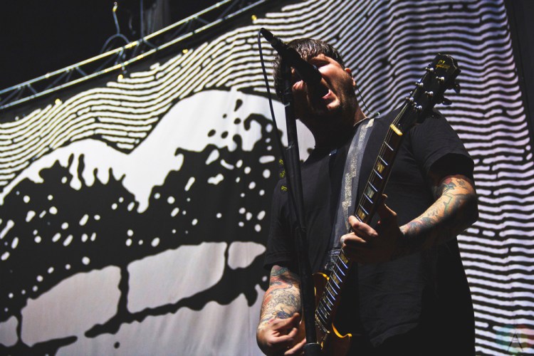 Against Me performs at FirstOntario Centre in Hamilton on March 20, 2017. (Photo: Adam Harrison/Aesthetic Magazine)