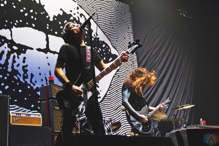 Against Me performs at FirstOntario Centre in Hamilton on March 20, 2017. (Photo: Adam Harrison/Aesthetic Magazine)