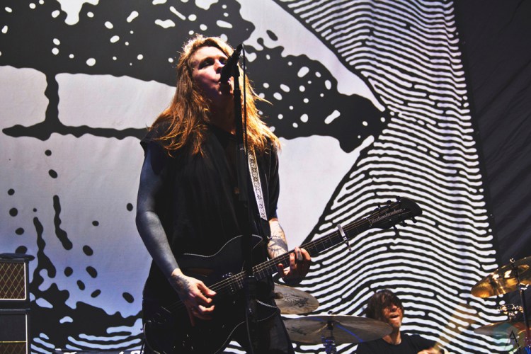 Against Me performs at FirstOntario Centre in Hamilton on March 20, 2017. (Photo: Adam Harrison/Aesthetic Magazine)