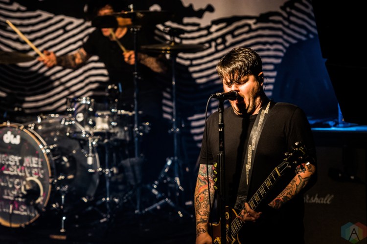 Against Me performs at the Oshawa Music Hall in Oshawa, ON on March 18, 2017. (Photo: Tyler Roberts/Aesthetic Magazine)