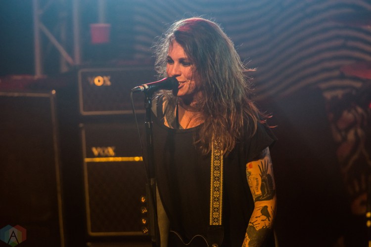 Against Me performs at the Oshawa Music Hall in Oshawa, ON on March 18, 2017. (Photo: Tyler Roberts/Aesthetic Magazine)