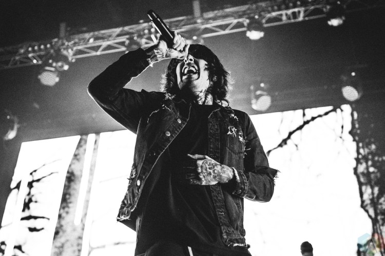 Bring Me The Horizon performs at Ricoh Coliseum in Toronto on March 15, 2017. (Photo: Francesca Ludikar/Aesthetic Magazine)