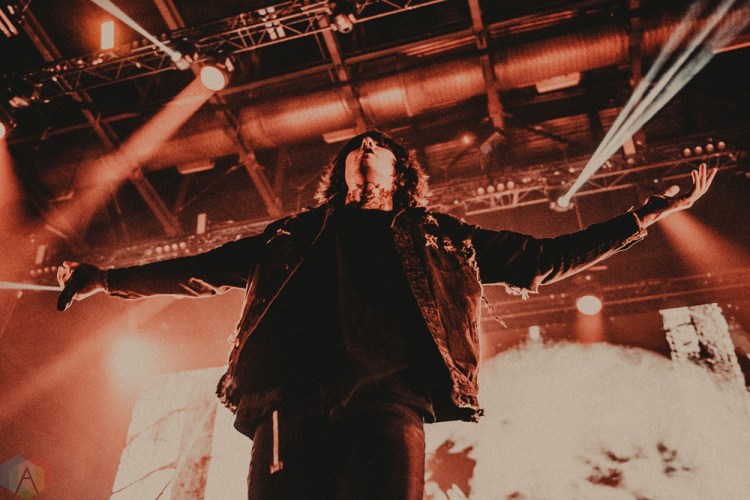 Bring Me The Horizon performs at Ricoh Coliseum in Toronto on March 15, 2017. (Photo: Francesca Ludikar/Aesthetic Magazine)