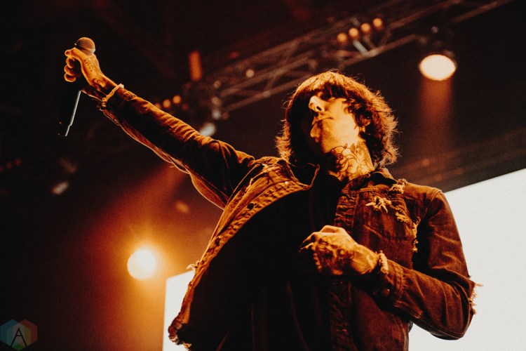 Bring Me The Horizon performs at Ricoh Coliseum in Toronto on March 15, 2017. (Photo: Francesca Ludikar/Aesthetic Magazine)