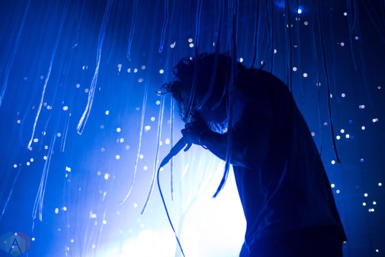 Clipping performs at Rebel in Toronto on March 13, 2017. (Photo: Morgan Hotston/Aesthetic Magazine)