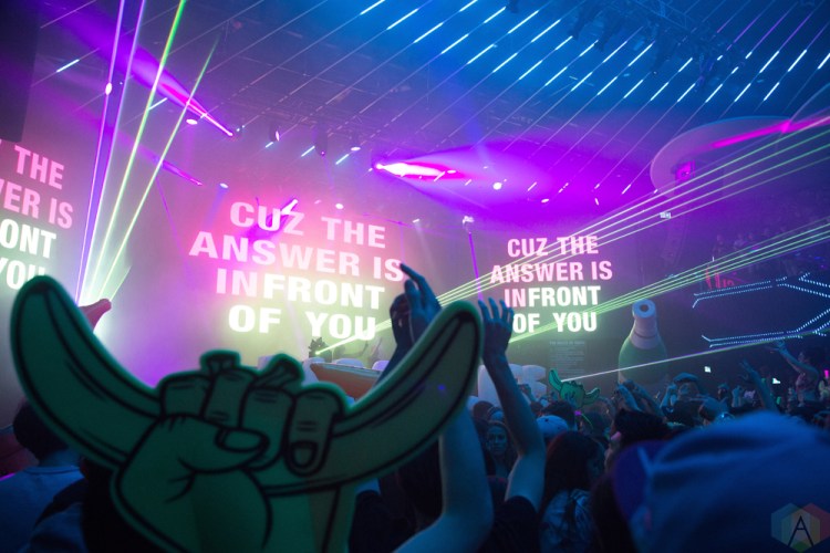 Dada Life performs at Rebel in Toronto on March 24, 2017. (Photo: Sarah Traversy/Aesthetic Magazine)