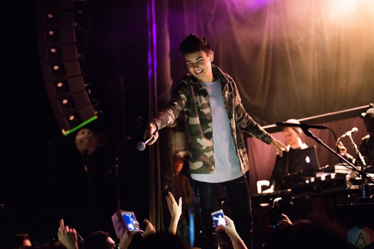Daniel Skye performs at the Phoenix Concert Theatre in Toronto on March 23, 2017. (Photo: Brandon Newfield/Aesthetic Magazine)