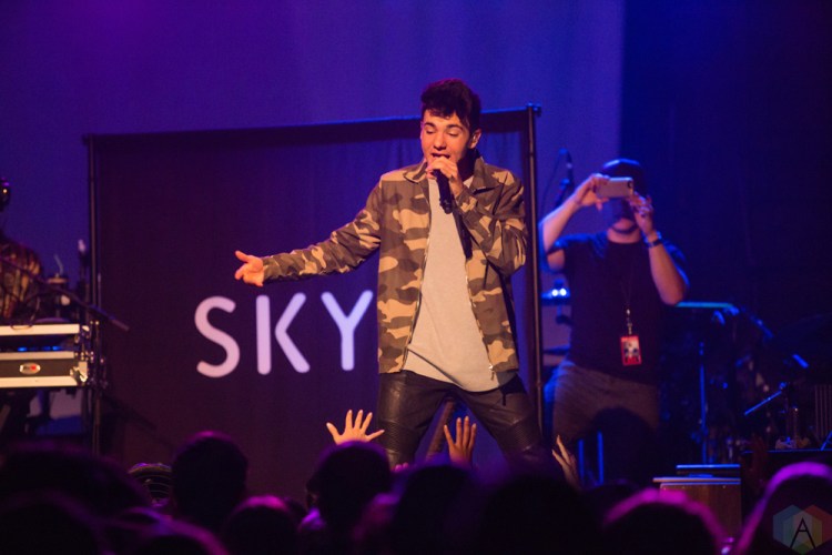 Daniel Skye performs at the Phoenix Concert Theatre in Toronto on March 23, 2017. (Photo: Brandon Newfield/Aesthetic Magazine)