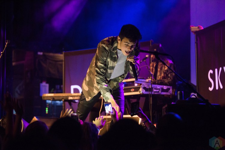 Daniel Skye performs at the Phoenix Concert Theatre in Toronto on March 23, 2017. (Photo: Brandon Newfield/Aesthetic Magazine)