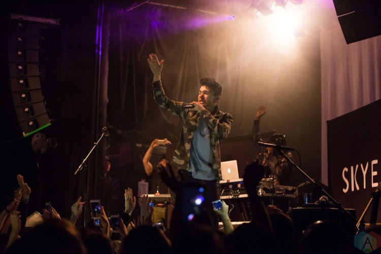 Daniel Skye performs at the Phoenix Concert Theatre in Toronto on March 23, 2017. (Photo: Brandon Newfield/Aesthetic Magazine)