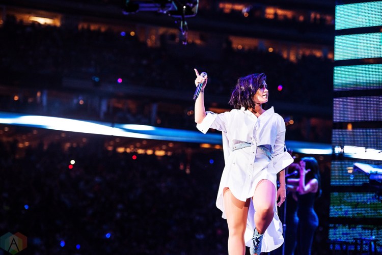 Demi Lovato performs at NRG Park in Houston on March 14, 2017 during the Houston Rodeo. (Photo: Joey Diaz/Aesthetic Magazine)