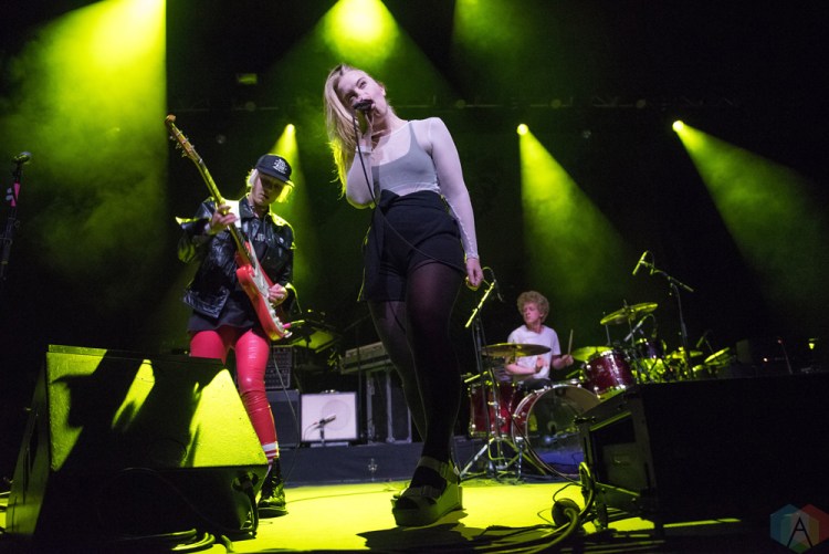 Dream Wife performs at the Fox Theater in Oakland, CA on March 22, 2017. (Photo: Steve Carlson/Aesthetic Magazine)