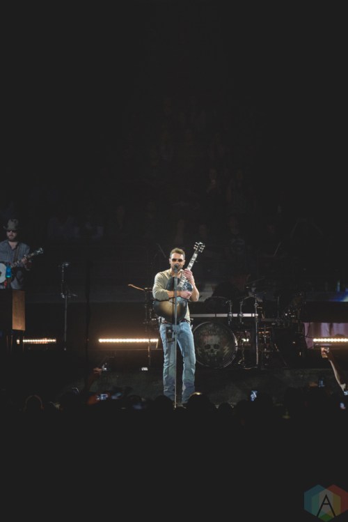Eric Church performs at Rogers Arena in Vancouver, BC on March 14, 2017. (Photo: Isaac Wray/Aesthetic Magazine)