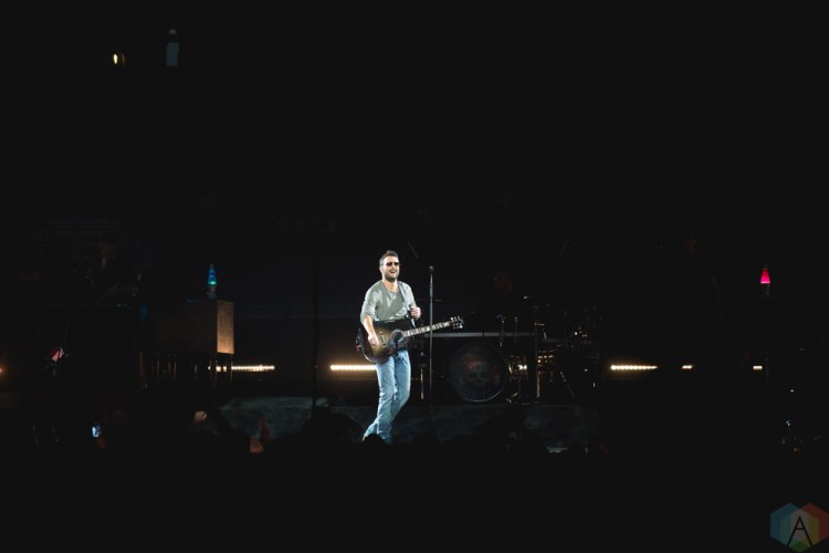 Eric Church performs at Rogers Arena in Vancouver, BC on March 14, 2017. (Photo: Isaac Wray/Aesthetic Magazine)