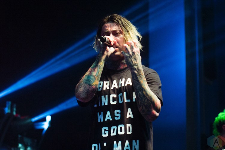 Falling In Reverse performs at the Danforth Music Hall in Toronto on March 1, 2017. (Photo: Alyssa Balistreri/Aesthetic Magazine)