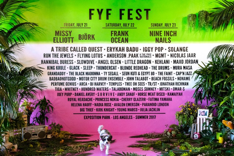 FYF Fest 2017 Lineup Poster