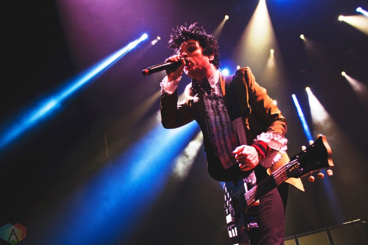 Green Day performs at FirstOntario Centre in Hamilton on March 20, 2017. (Photo: Adam Harrison/Aesthetic Magazine)