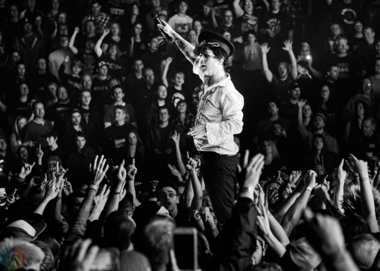 Green Day performs at FirstOntario Centre in Hamilton on March 20, 2017. (Photo: Lisa Mark/Aesthetic Magazine)