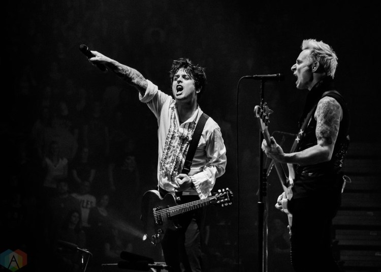Green Day performs at FirstOntario Centre in Hamilton on March 20, 2017. (Photo: Lisa Mark/Aesthetic Magazine)