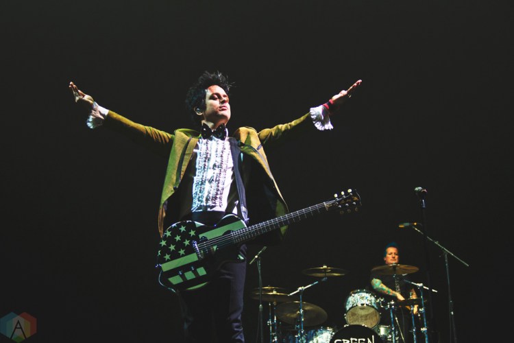 Green Day performs at FirstOntario Centre in Hamilton on March 20, 2017. (Photo: Adam Harrison/Aesthetic Magazine)