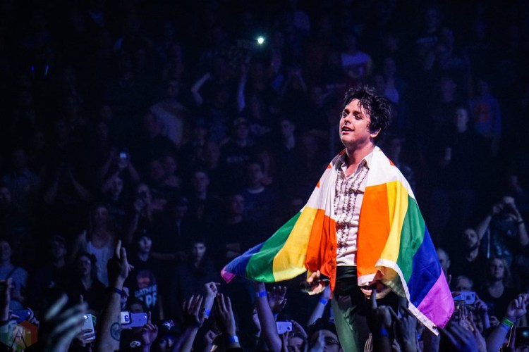 Green Day performs at FirstOntario Centre in Hamilton on March 20, 2017. (Photo: Lisa Mark/Aesthetic Magazine)