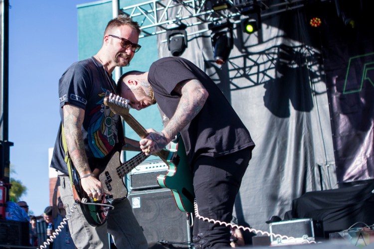 Highly Suspect performs at the Kino Veterans Memorial Stadium in Tucson, AZ on March 26, 2017 during KFMA Day. (Photo: Meghan Lee/Aesthetic Magazine)