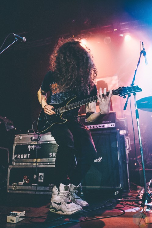Horrendous performs at the Rickshaw Theatre in Vancouver on March 29, 2017 during the Decibel Magazine Tour. (Photo: Timothy Nguyen/Aesthetic Magazine)