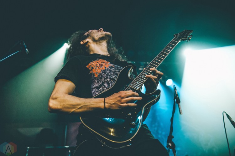 Horrendous performs at the Rickshaw Theatre in Vancouver on March 29, 2017 during the Decibel Magazine Tour. (Photo: Timothy Nguyen/Aesthetic Magazine)