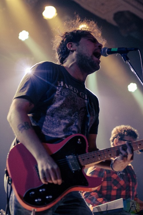 Jeff Rosenstock performs at Metro Chicago in Chicago, IL on March 3, 2017. (Photo: Kris Cortes/Aesthetic Magazine)