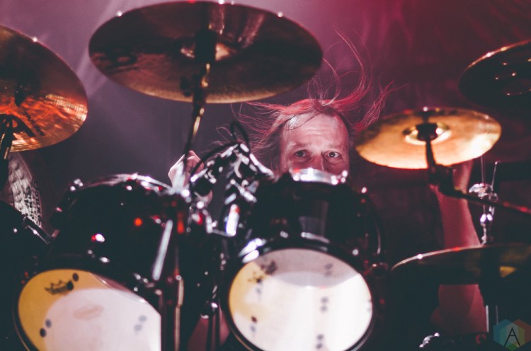 Kreator performs at the Rickshaw Theatre in Vancouver on March 29, 2017 during the Decibel Magazine Tour. (Photo: Timothy Nguyen/Aesthetic Magazine)