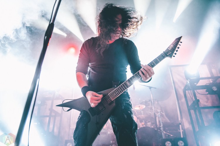 Kreator performs at the Rickshaw Theatre in Vancouver on March 29, 2017 during the Decibel Magazine Tour. (Photo: Timothy Nguyen/Aesthetic Magazine)