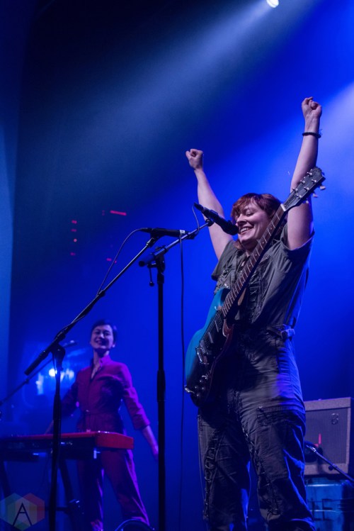 Little Scream performs at the Danforth Music Hall in Toronto on March 16, 2017. (Photo: Lucy Alguire/Aesthetic Magazine)