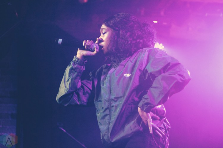 Little Simz performs at Velvet Underground in Toronto on March 9, 2017. (Photo: Nicole De Khors/Aesthetic Magazine)