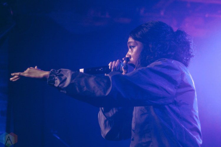 Little Simz performs at Velvet Underground in Toronto on March 9, 2017. (Photo: Nicole De Khors/Aesthetic Magazine)