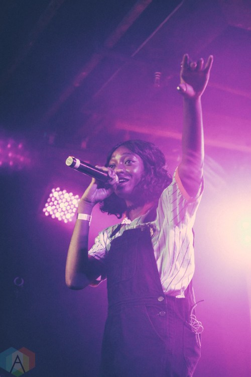 Little Simz performs at Velvet Underground in Toronto on March 9, 2017. (Photo: Nicole De Khors/Aesthetic Magazine)