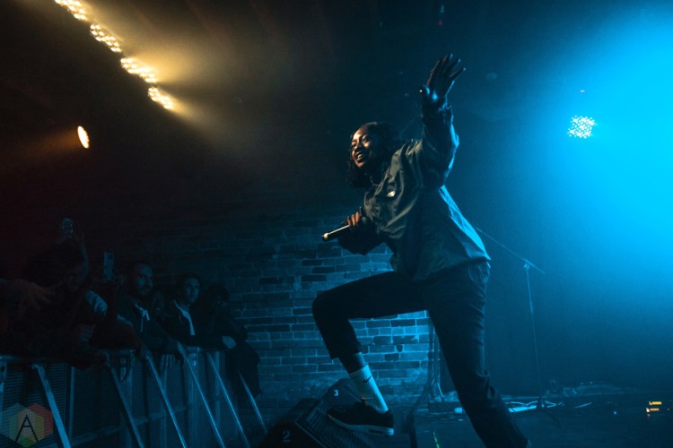 Little Simz performs at Velvet Underground in Toronto on March 9, 2017. (Photo: Nicole De Khors/Aesthetic Magazine)