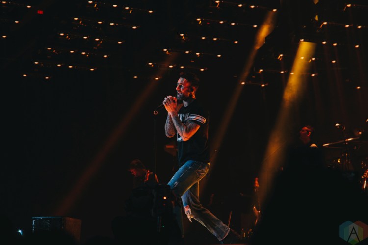 Maroon 5 performs at the FirstOntario Centre in Hamilton on March 1, 2017. (Photo: Stephan Ordonez/Aesthetic Magazine)