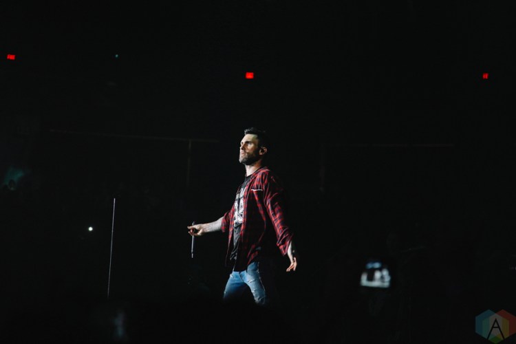 Maroon 5 performs at the FirstOntario Centre in Hamilton on March 1, 2017. (Photo: Stephan Ordonez/Aesthetic Magazine)
