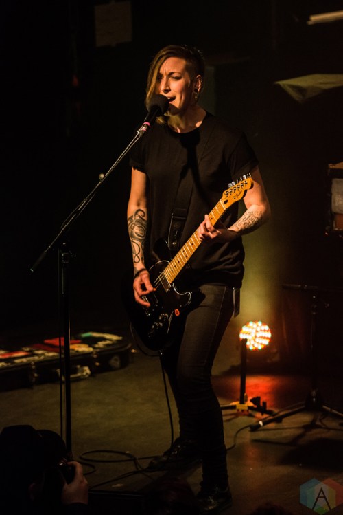 Mobina Galore performs at the Oshawa Music Hall in Oshawa, ON on March 18, 2017. (Photo: Tyler Roberts/Aesthetic Magazine)