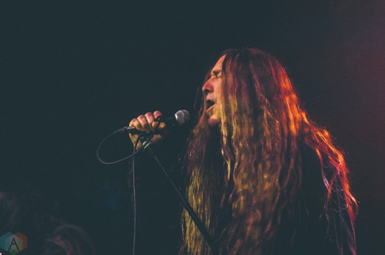 Obituary performs at the Rickshaw Theatre in Vancouver on March 29, 2017 during the Decibel Magazine Tour. (Photo: Timothy Nguyen/Aesthetic Magazine)