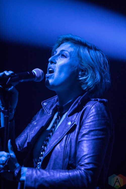 Phantogram performs at the Riviera Theatre in Chicago on March 11, 2017. (Photo: Brigid Gallagher/Aesthetic Magazine)