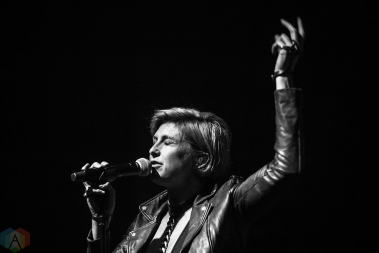 Phantogram performs at the Riviera Theatre in Chicago on March 11, 2017. (Photo: Brigid Gallagher/Aesthetic Magazine)