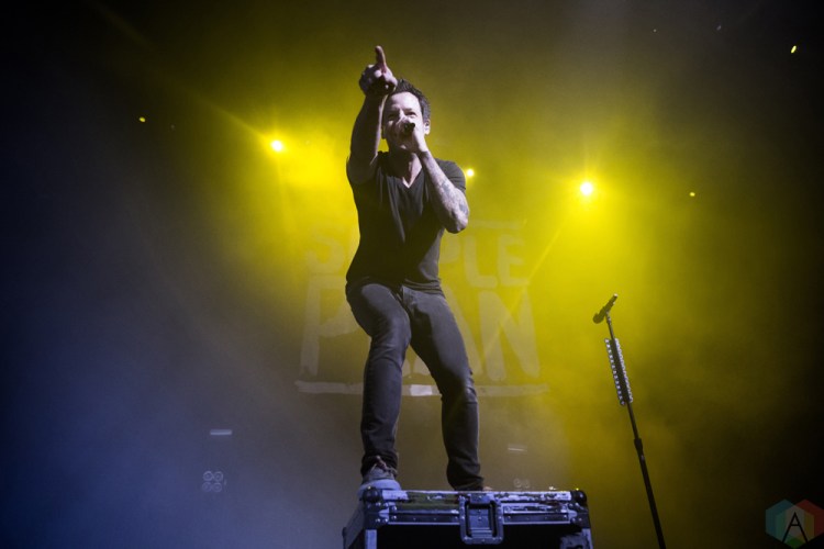 Simple Plan performs at the Air Canada Centre in Toronto on March 14, 2017. (Photo: Brandon Newfield/Aesthetic Magazine)