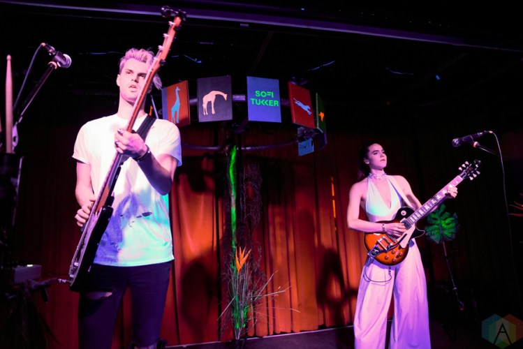 Sofi Tukker performs at the Drake Hotel in Toronto on March 10, 2017. (Photo: Jaime Espinoza/Aesthetic Magazine)