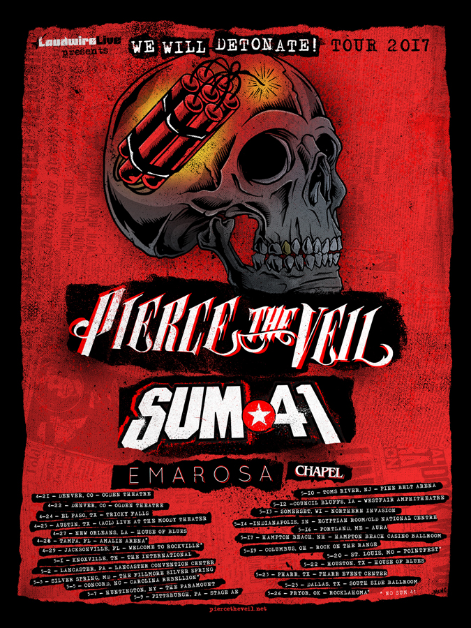 Sum 41 & Pierce The Veil Tour 2017